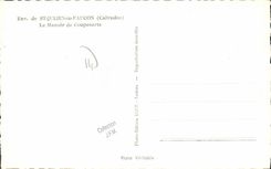 VINTAGE POSTCARD Surroundings of St Julien the Falcon the Manor of Coupesarte