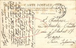 VINTAGE POSTCARD Station of Couliboeuf Junction of Cliff TOP Train Machiena vapor