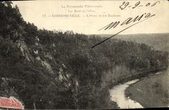 VINTAGE POSTCARD Cossesseville L Decorates and the Rocks