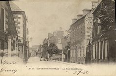 CPA Conde Sur Noireau Rue St Martin