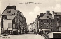 CPA Conde Sur Noireau Rue du Vieux Chateau Renouf 