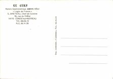 MODERN CARD Cop On Noireau the gastronomical Stag Relay Street of the Oak