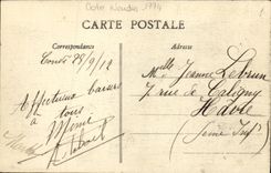 VINTAGE POSTCARD Conde On Holy Noireau Grande Fair Gilles Goes to horses TOP