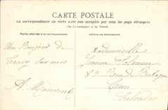 Los castillos de la POSTAL de la VENDIMIA del Apple brandy Commes se escudan D Escure