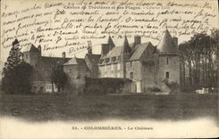 VINTAGE POSTCARD Colombieres the Castle