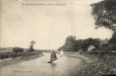 CPA Les Bords de L Orne a Colombelles