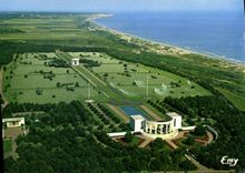 MODERN CARD Colleville Montgomery Saint Laurent on Sea American Cemetery Militaria