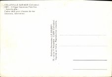 MODERN CARD Colleville On Sea Villages Holidays Family VVF