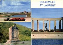 CPM Colleville Sur Mer St laurent Cimetiere et memorial americains de Normandie Militaria