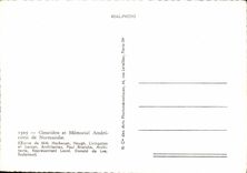 MODERN CARD Cemetery and American memorial of Normanduie Militaira