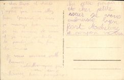 VINTAGE POSTCARD Courseulles View of the Beach and the Dam