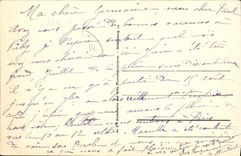 VINTAGE POSTCARD Courseulles the Beach and Cabins