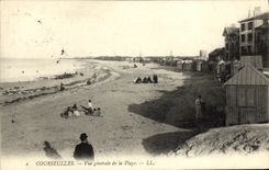 CPA Courseulles Vue Generale de La Plage 