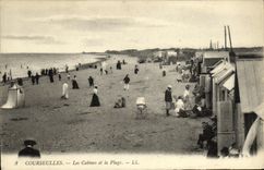 CPA Courseulles Les Cabins et La Plage 