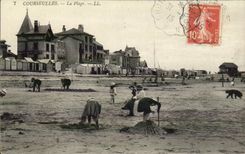 CPA Courseulles La Plage Enfants