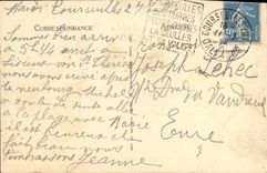 VINTAGE POSTCARD Courseulles On Sea the Beach and the Pier