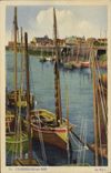 CPA Courseulles Sur Mer Le Port Bateau