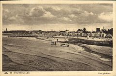 VINTAGE POSTCARD Courseulles View