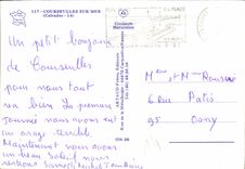 MODERN CARD Courseulles On Sea