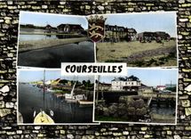 CPM Courseulles Parcs a Huitres La Plage Le Bassin des yachts le pont Tournant