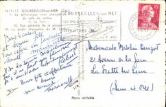 MODERN CARD Courseulles On pastoral Sea Garden of Mr  Leclerc Coffee of the center