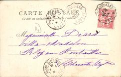 VINTAGE POSTCARD Courseulles On Sea the Mill