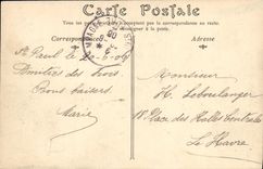 VINTAGE POSTCARD Courtonne the City L Entered