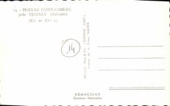 MODERN CARD Prioress Gabriel Saint close Creully