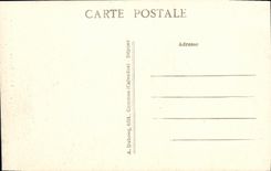 Castillo de la POSTAL de la VENDIMIA del castillo Creully fuerte del Apple brandy el caracter de la subsistencia que encarga de L agua al caballo bien