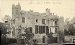 CPA Environs de Bayeux Creully Facade du Chateau