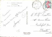 MODERN CARD Norman Manor Crevecoeur Manor of the prioress