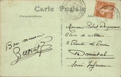 VINTAGE POSTCARD Crevecœur out of Trough Main street