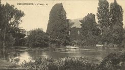 VINTAGE POSTCARD Cricqueboeuf L Pond