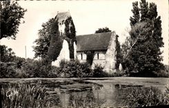 MODERN CARD Cricqueboeuf L Church with Ivies