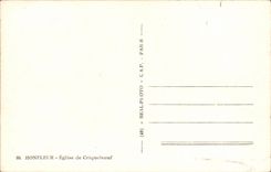 MODERN CARD Honfleur Church of Cricqueboeuf