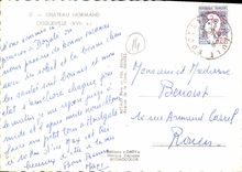 MODERN CARD Norman Castle Criqueville