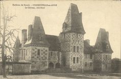 VINTAGE POSTCARD Environs of Dozule Cricqueville out of Trough the Castle dimensions Northern