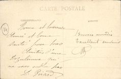 VINTAGE POSTCARD Environs of Dozule Cricqueville out of Trough the Castle dimensions Northern