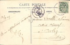 VINTAGE POSTCARD Cricqueville out of Trough Old Abbey of Royal Pre