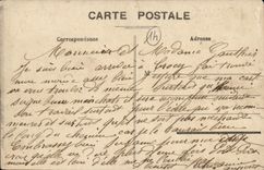 VINTAGE POSTCARD Crocy Premiere visits of Monseigneur Lemonnier Eveque of Bayeux May 11th  1911 TOP