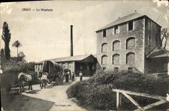 VINTAGE POSTCARD Crocy the Flour mill very good animation