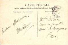 VINTAGE POSTCARD Delivrande the miraculous statue