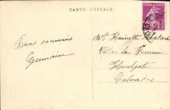 VINTAGE POSTCARD Basilica of Notre Dame of Delivrande Seen external