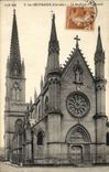 CPA La Delivrande La Basilique Le portail