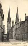 CPA La Delivrande Notre Dame de la Delivrande la Basilique cote nord ouest