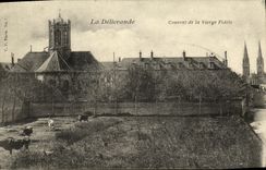 CPA La Delivrande Couvent de la Vierge Fidele Vaches