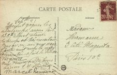 VINTAGE POSTCARD Delivrande Panorama Cows