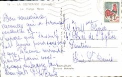 MODERN CARD Delivrande the Black Virgin