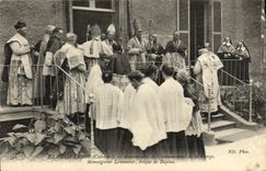 CPA La Delivrande Anniversiere du Couronnement de la Vierge Monseigneur Lemonnier Eveque de Bayeux TOP