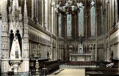 CPM La Delivrande Interieur de la Basilique